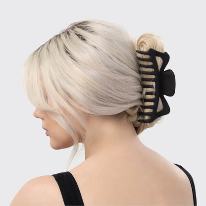 Kitsch Recycled Plastic Classic Claw Clips Jumbo 2pc Set - Black & Tort