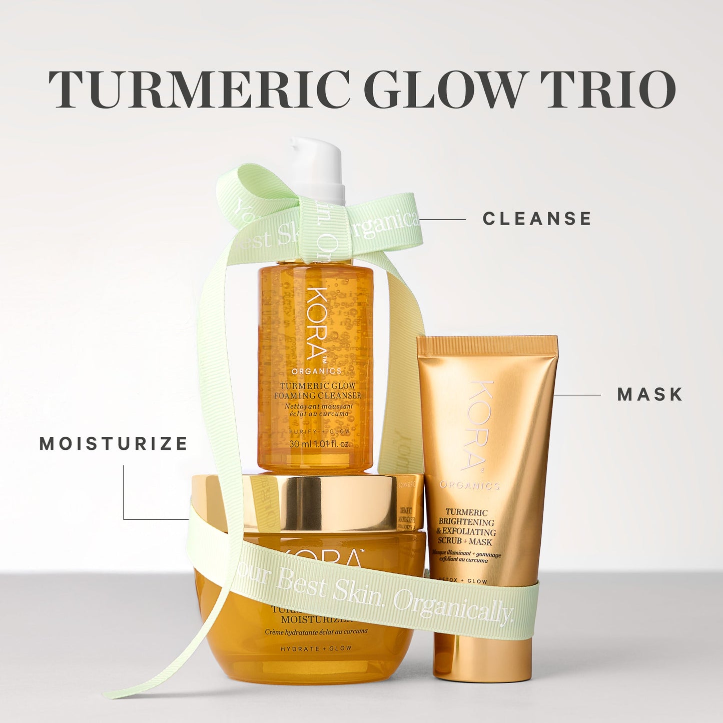 KORA Organics Turmeric Glow Trio  - Limited Edition