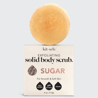 Kitsch Sugar Exfoliating Solid Body Scrub Bar 113g