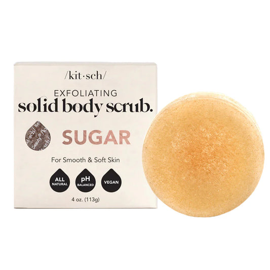 Kitsch Sugar Exfoliating Solid Body Scrub Bar 113g