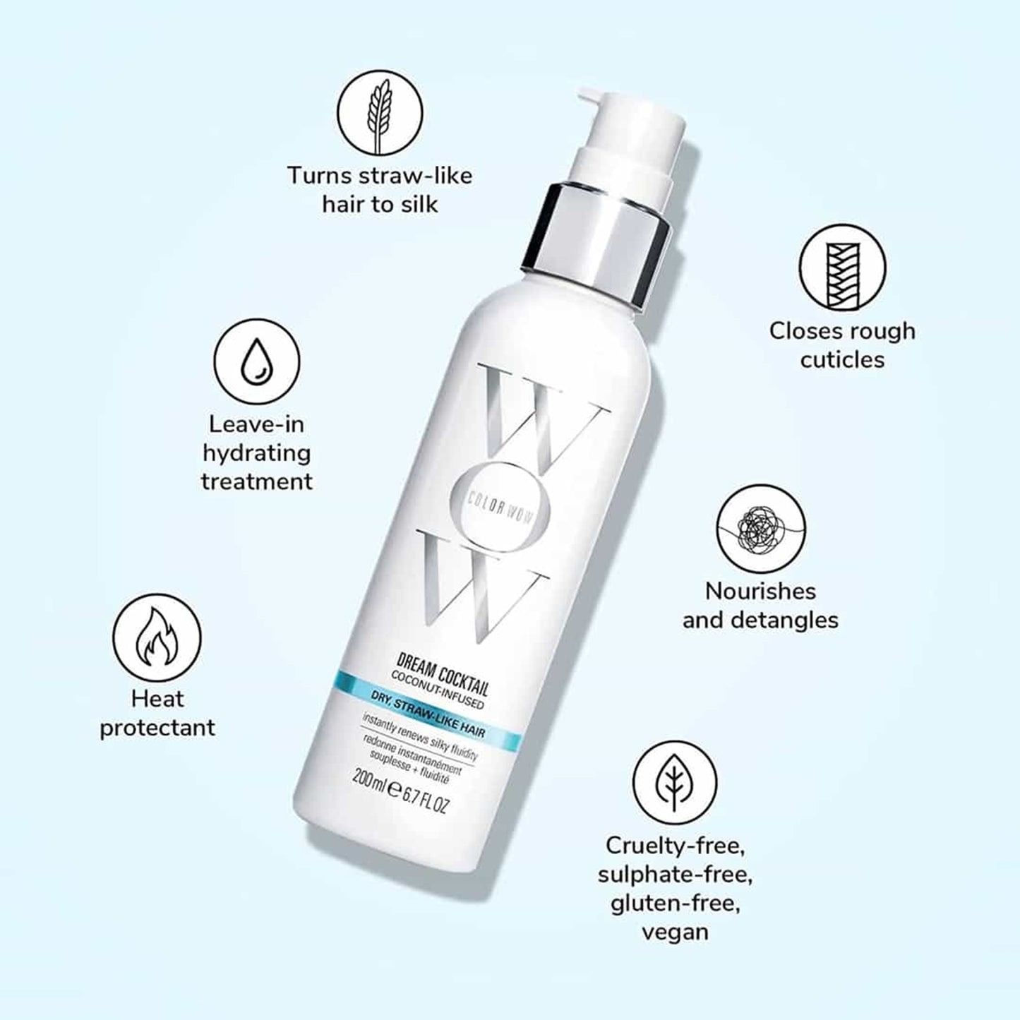 Color Wow Dream Cocktail Coconut Treat - Dry Hair 200ml