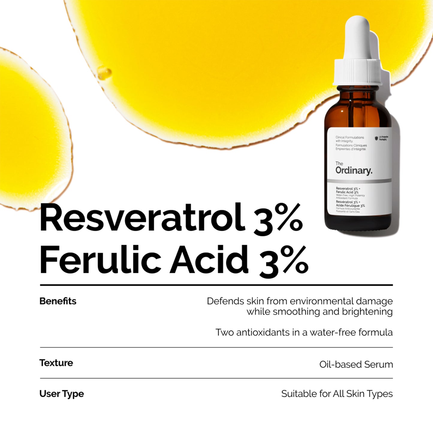 The Ordinary Resveratrol 3% + Ferulic Acid 3% 30ml