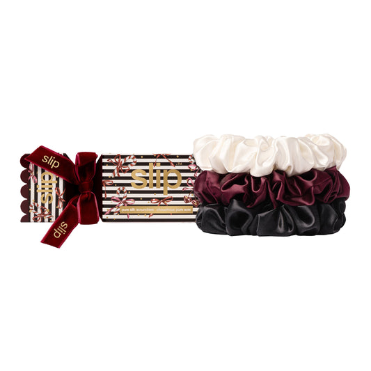 Slip Pure Silk Large Scrunchie Cracker - Sugar Plum