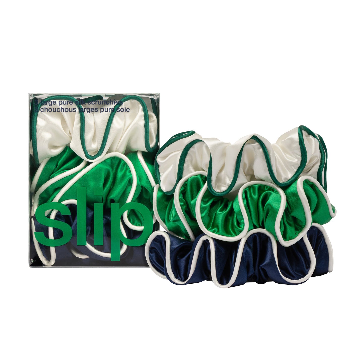 Slip Pure Silk Large Scrunchies - Game Day