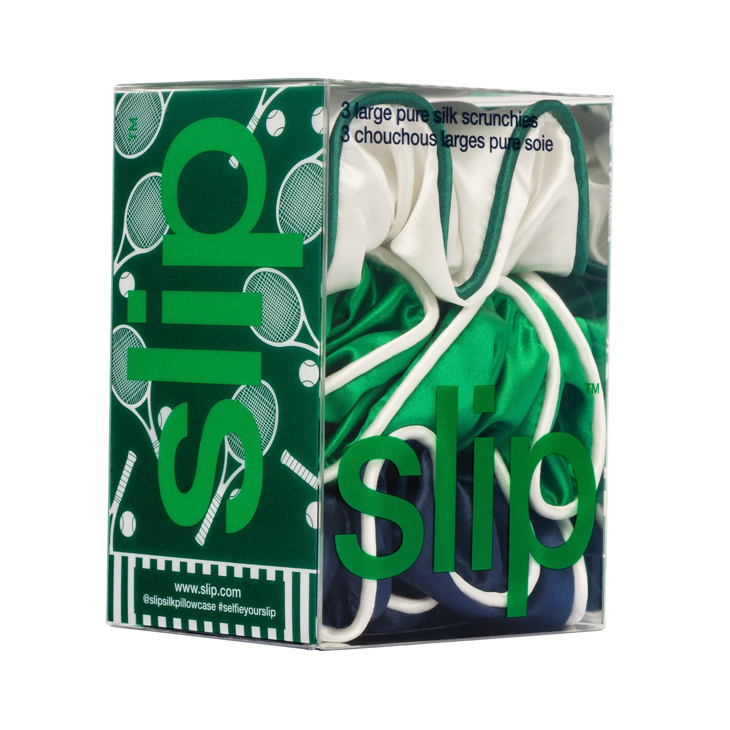 Slip Pure Silk Large Scrunchies - Game Day