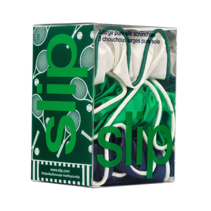 Slip Pure Silk Large Scrunchies - Game Day