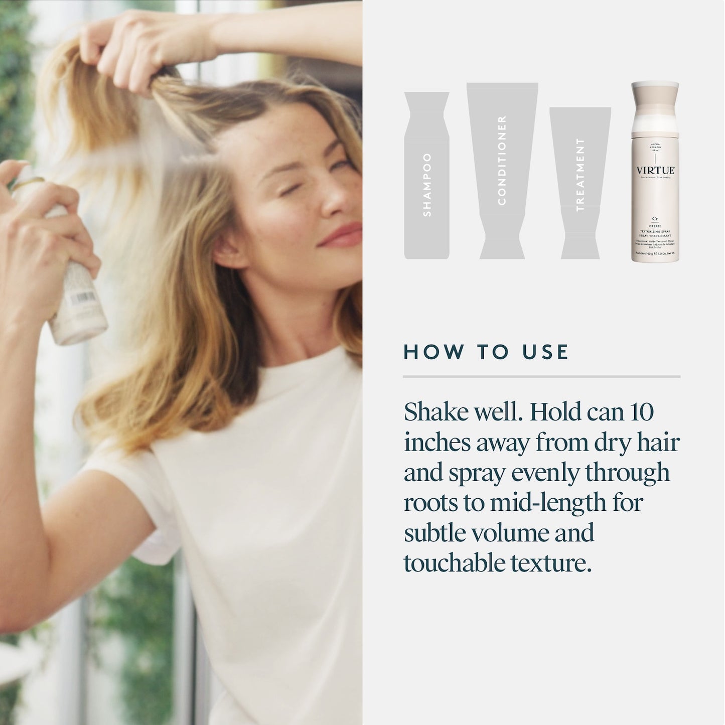 Virtue Create Texturizing Spray 140g