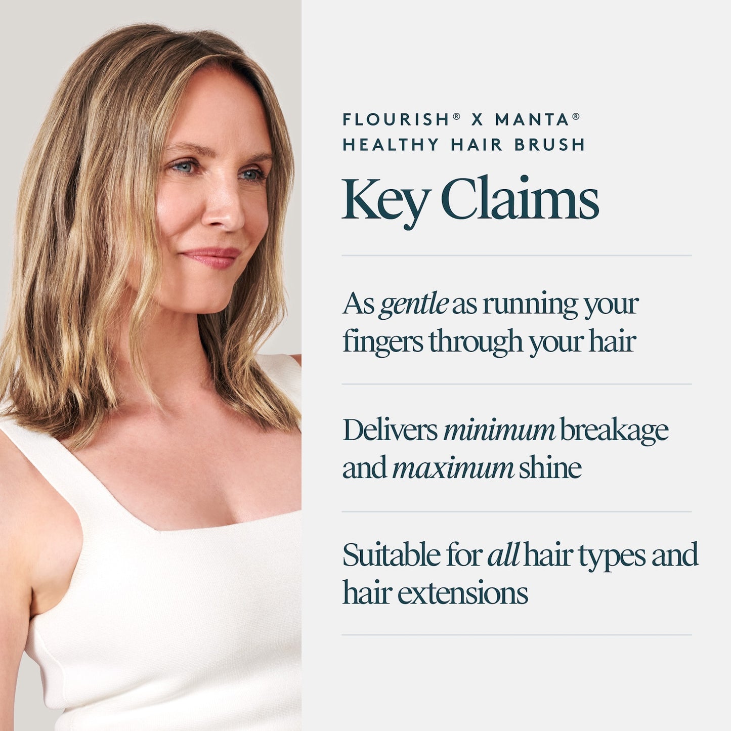 Virtue Virtue Flourish® and MANTA® Healthy Hair Brush