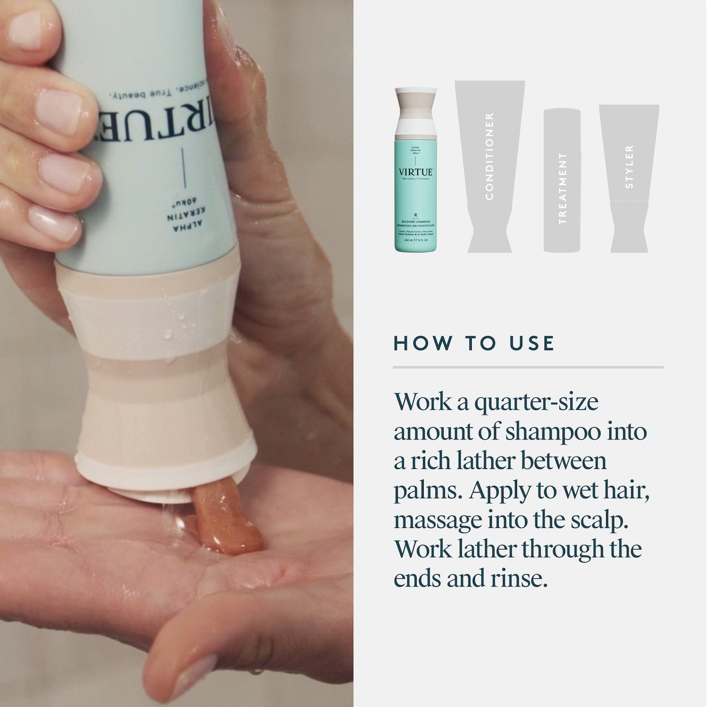 Virtue Recovery Shampoo 60ml