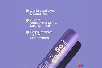 Matrix So Silver Purple Toning Shampoo 300ml
