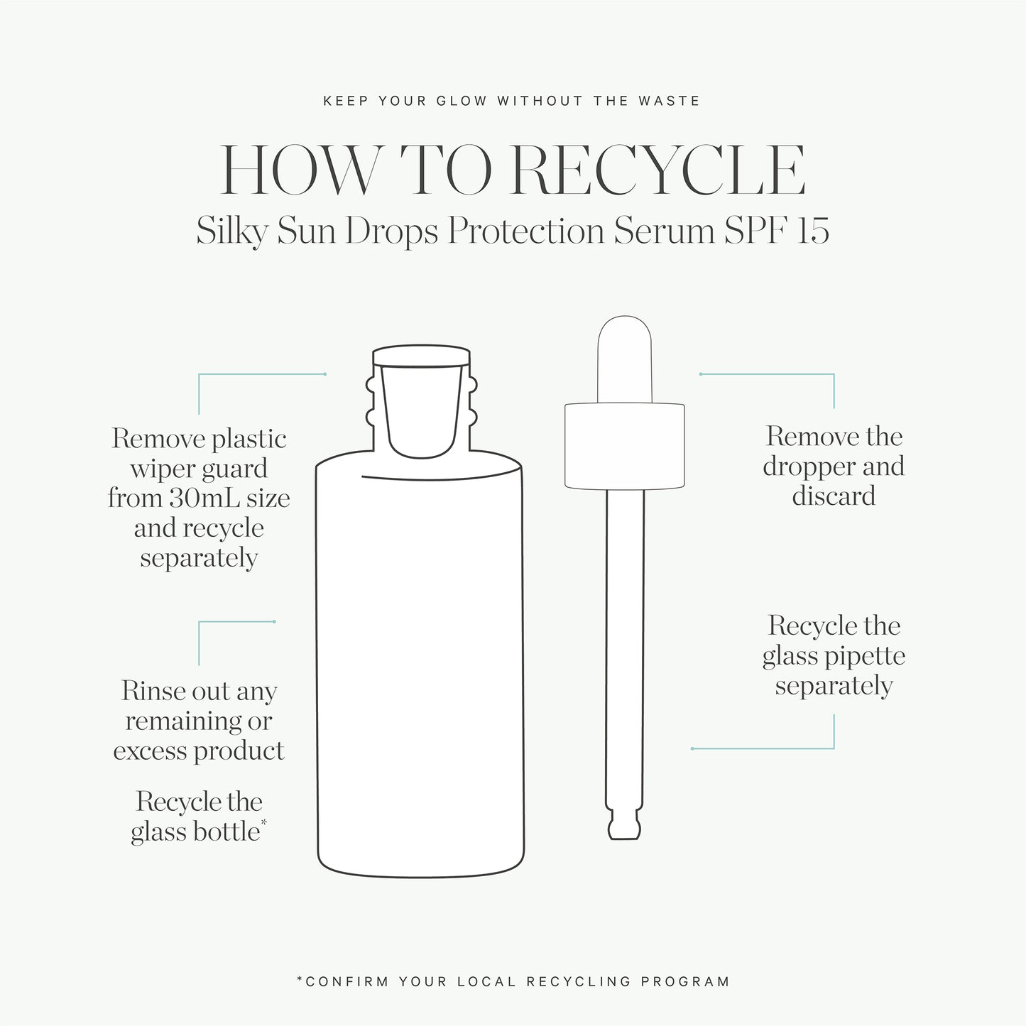 KORA Organics Silky Sun Drops Protection Serum SPF 15 30ml