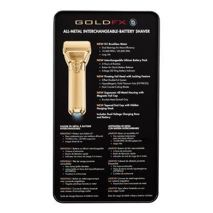 BaBylissPRO FXONE Shaver - GoldFX