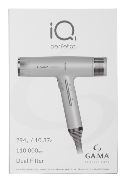 Gama Professional IQ1 Perfetto Pro Dryer - Silver