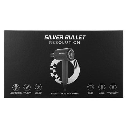 Silver Bullet Resolution Hair Dryer 1800W - Black