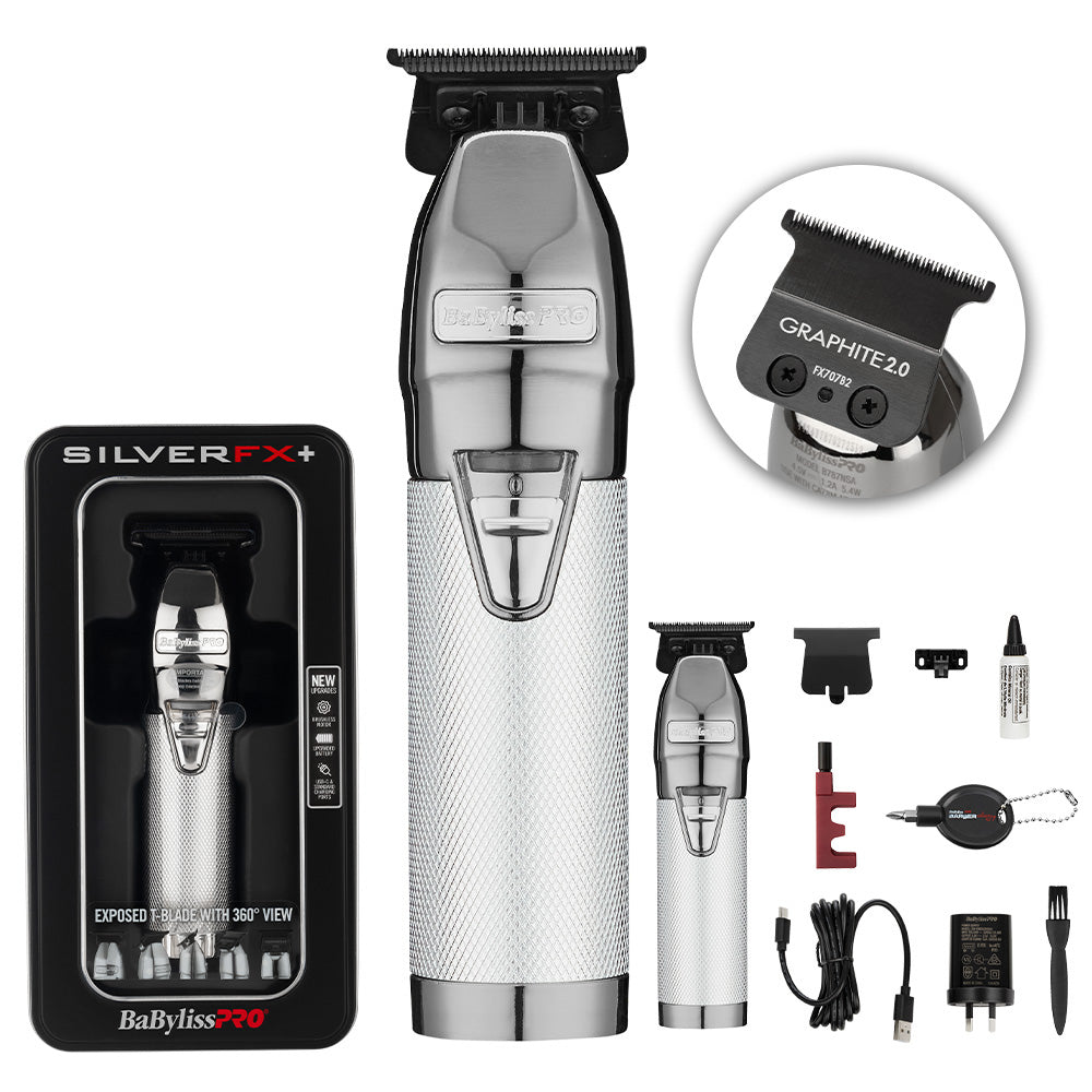 BaBylissPRO FX+ Outliner Trimmer - Silver