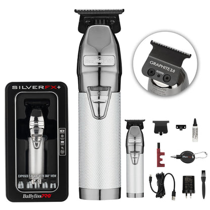 BaBylissPRO FX+ Outliner Trimmer - Silver