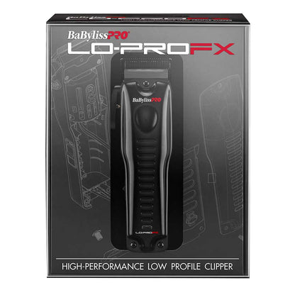 BaBylissPRO Lo-ProFX  Clipper - Black Cord/Cordless