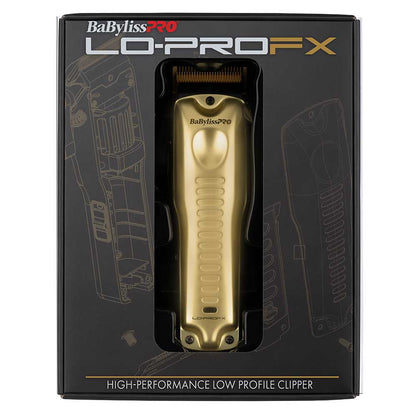BaBylissPRO Lo-ProFX Clipper - Gold Cord/Cordless