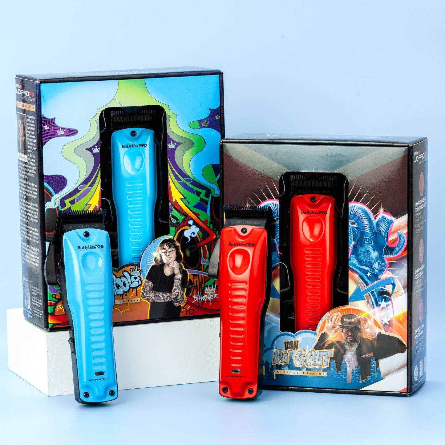 BaBylissPRO Lo-ProFX Clipper - Red Cord/Cordless