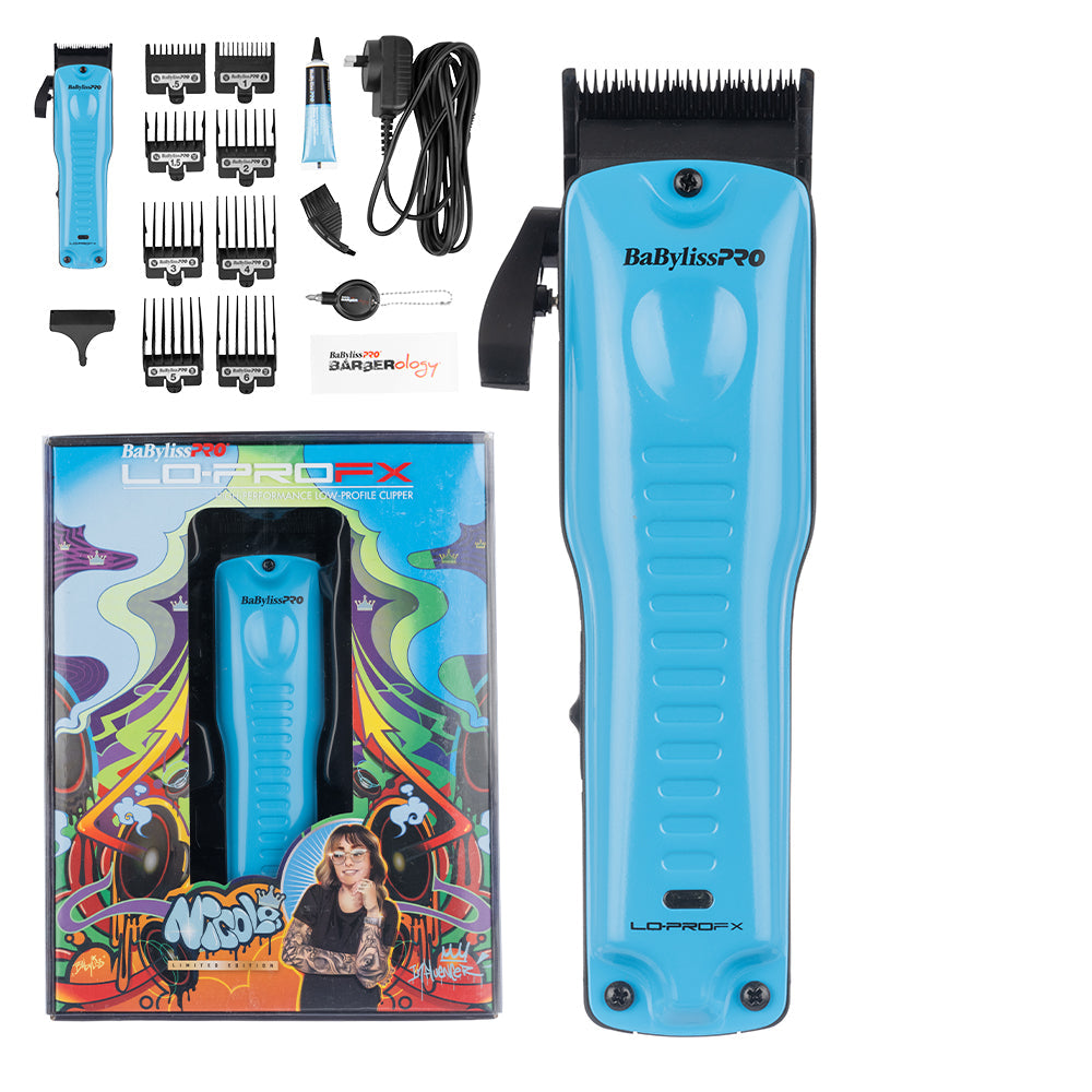 BaBylissPRO Lo-ProFX Clipper - Blue Cord/Cordless