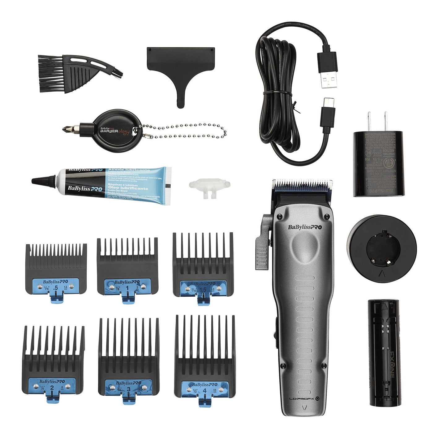BaBylissPRO FXONE Clipper - LoPro Gunmetal