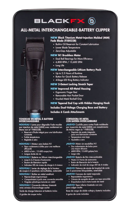BaBylissPRO FXONE Clipper - BlackFX