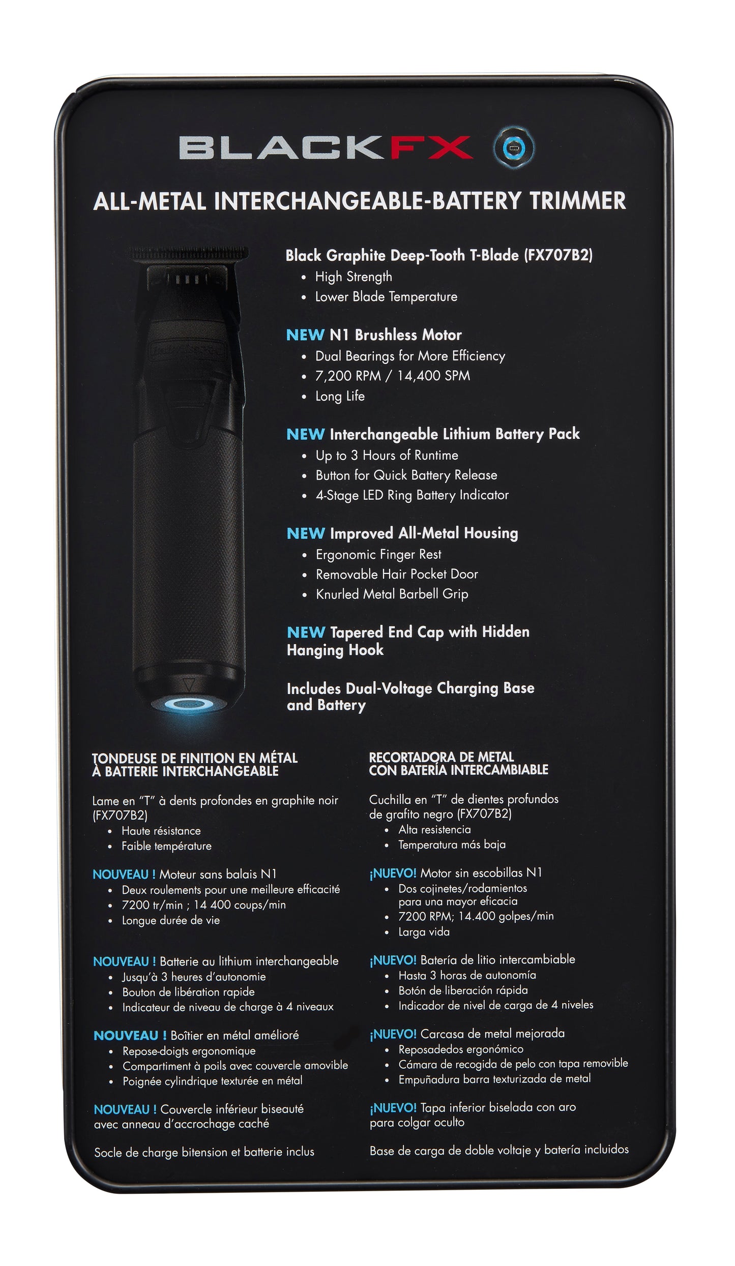BaBylissPRO FXONE Trimmer - BlackFX