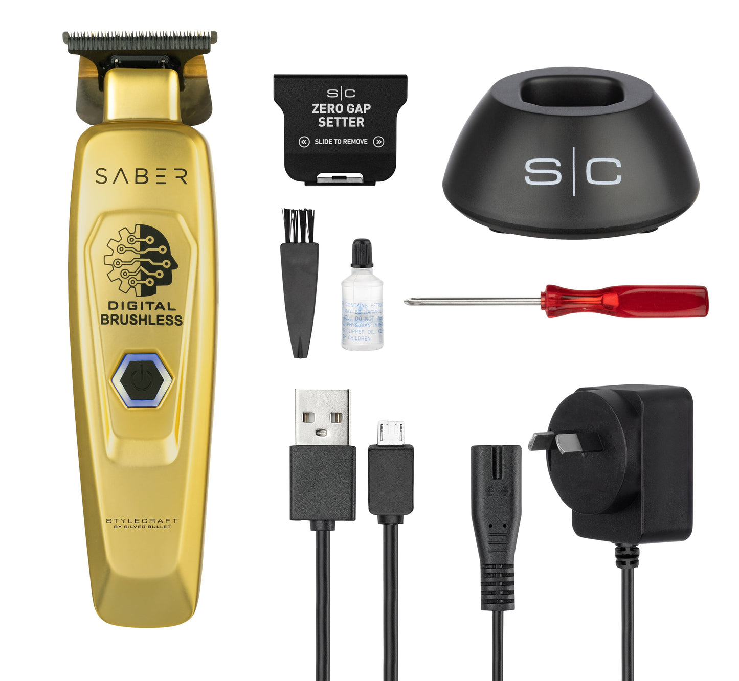 StyleCraft By Silver Bullet Saber Hair Trimmer