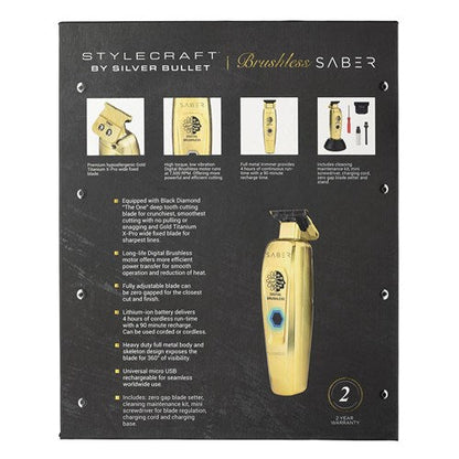 StyleCraft By Silver Bullet Saber Hair Trimmer