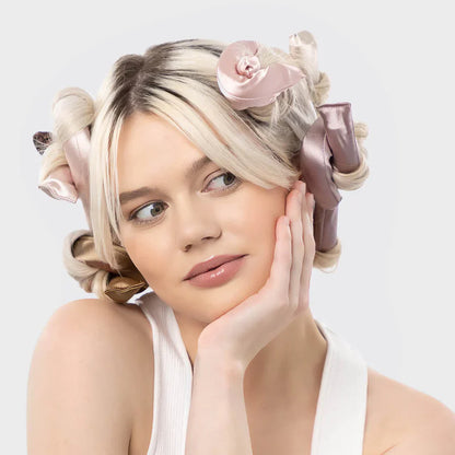 Kitsch Satin Flexi Rods 6pc Set - Rosewood
