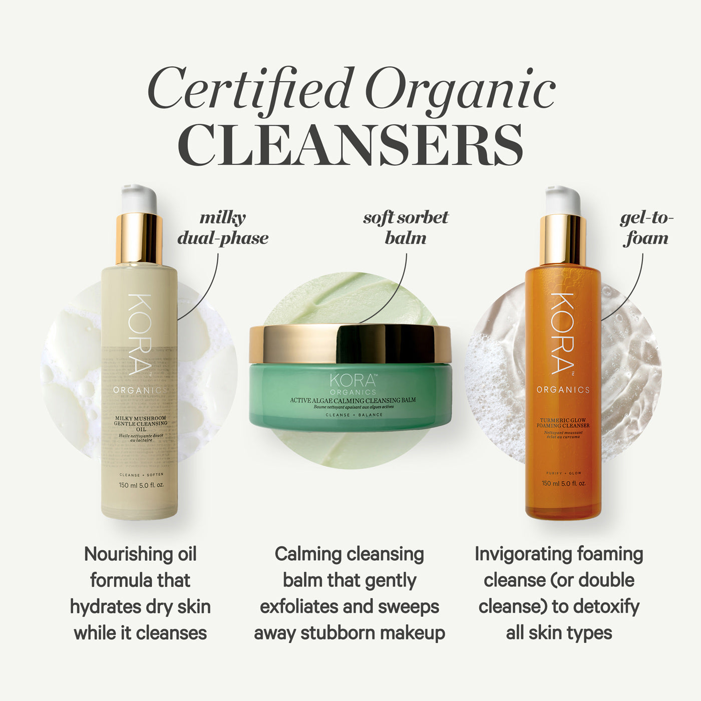 KORA Organics Milky Mushroom Gentle Cleansing Oil 150ml