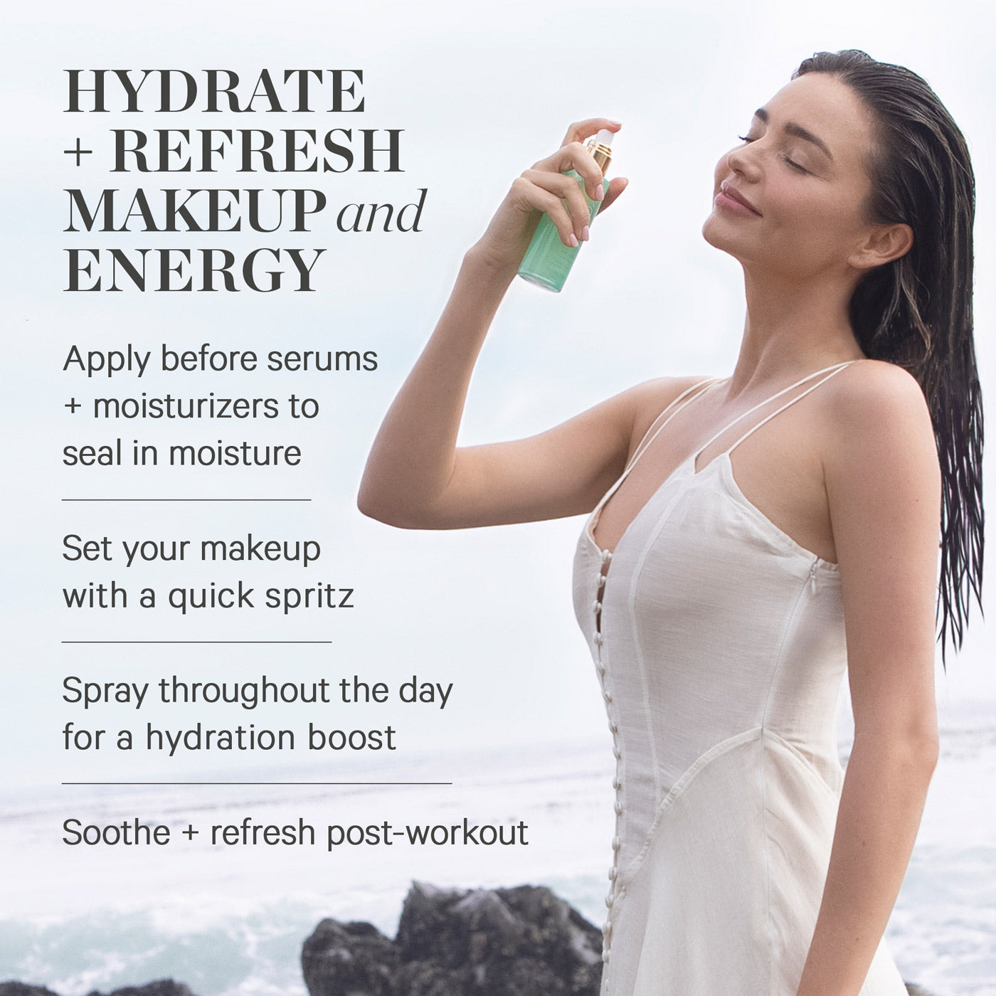 KORA Organics Active Algae Minty Mist 100mL