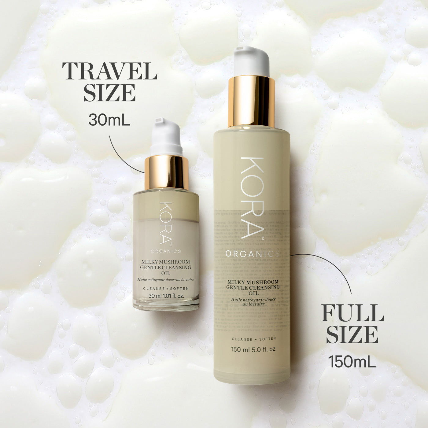 KORA Organics Milky Mushroom Gentle Cleansing Oil 30ml