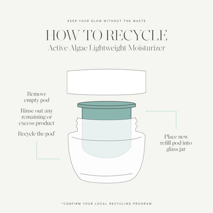 KORA Organics Active Algae Lightweight Moisturizer Refill 50ml