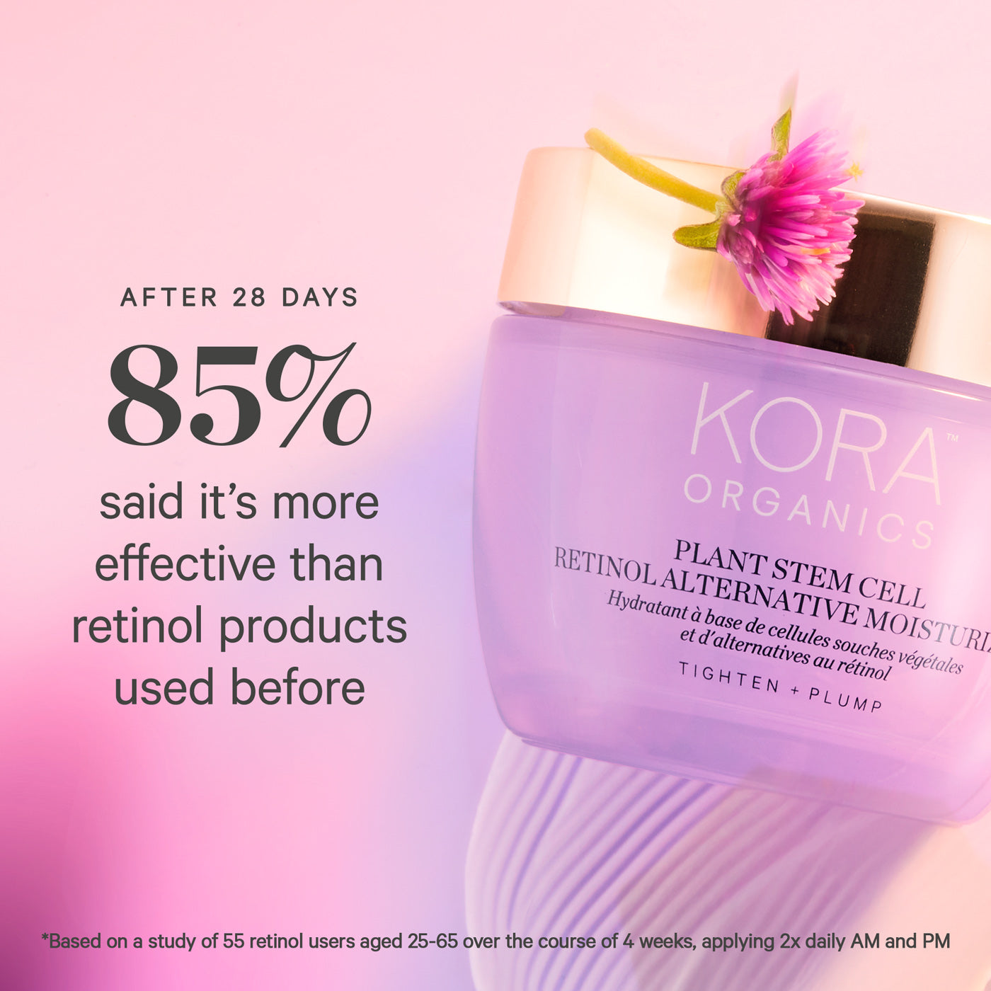 KORA Organics Plant Stem Cell Retinol Alternative Moisturizer Refill Pod 50ml