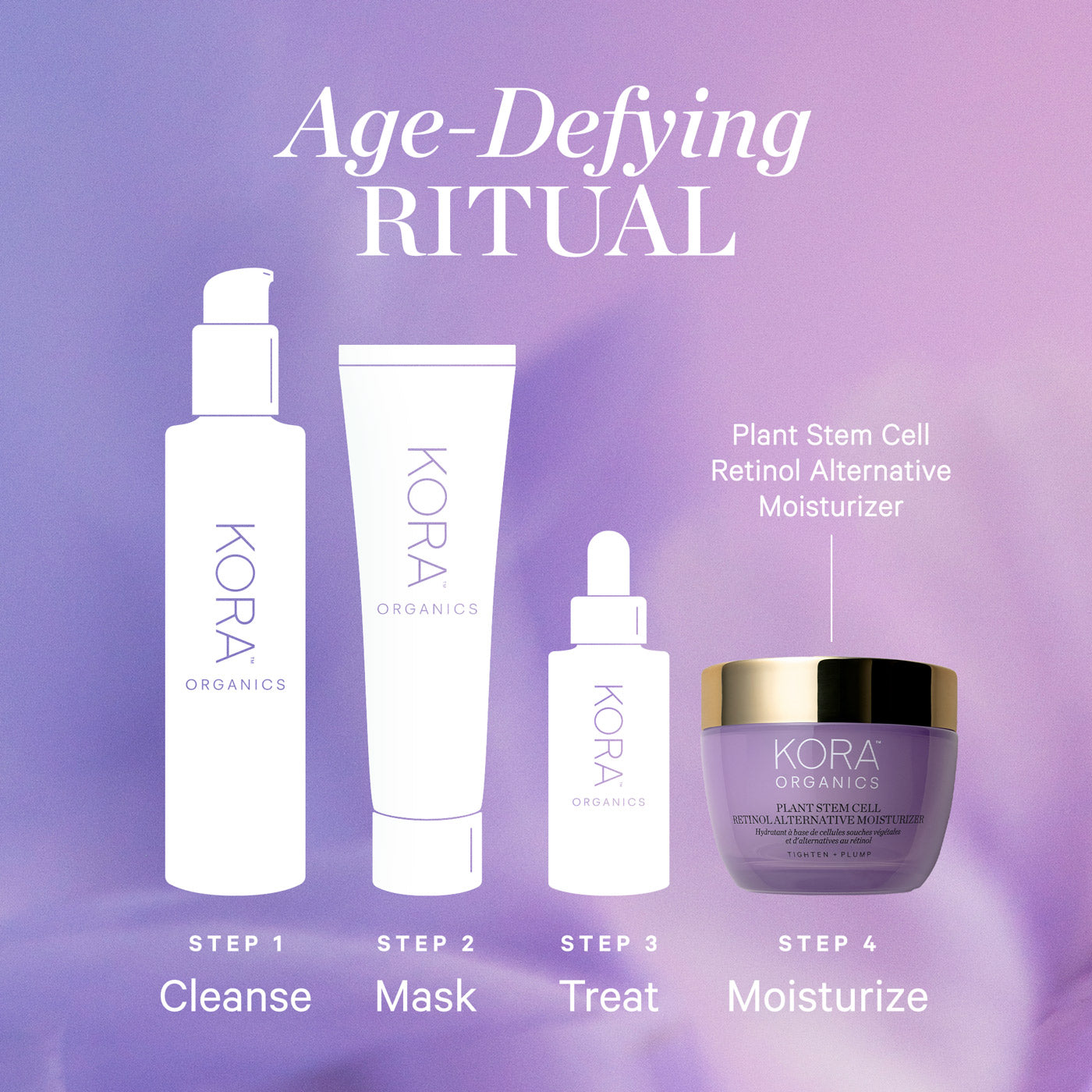 KORA Organics Plant Stem Cell Retinol Alternative Moisturizer Refill Pod 50ml