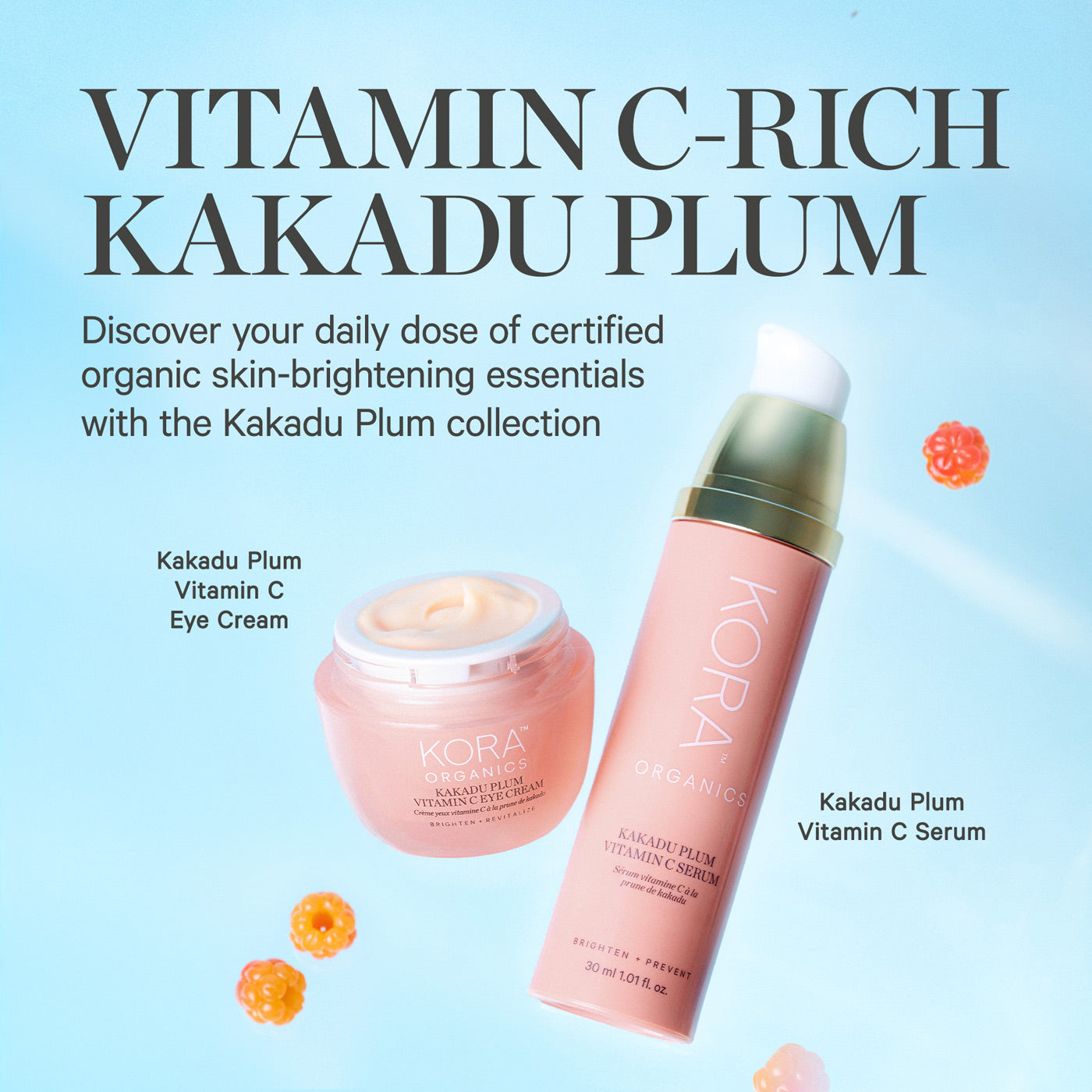 KORA Organics Kakadu Plum Vitamin C Serum 30ml