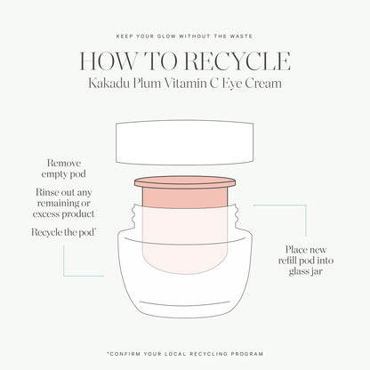 KORA Organics Kakadu Plum Vit C Eye Cream Jar 15ml