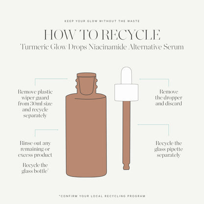 KORA Organics Turmeric Glow Drops Niacinamide Alternative Serum 30ml