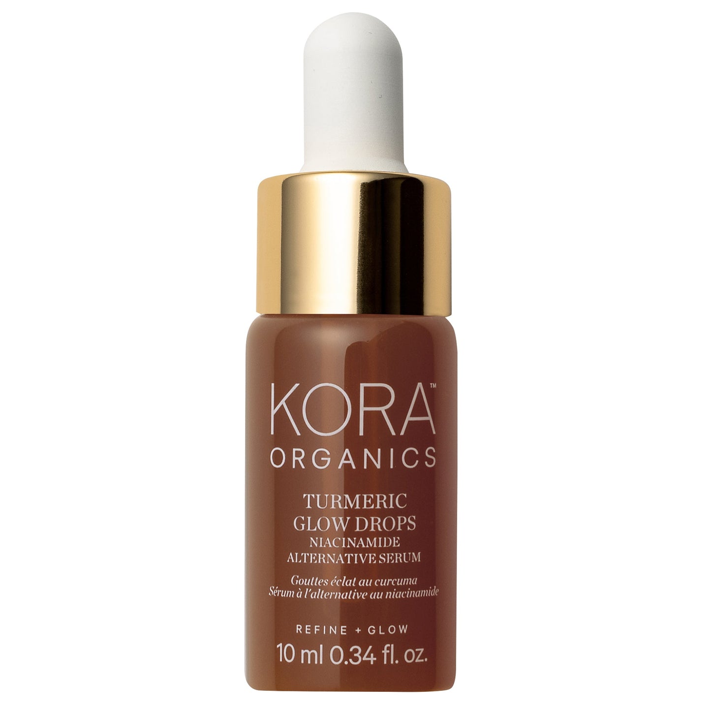 KORA Organics Turmeric Glow Drops Niacinamide Alternative Serum 10ml