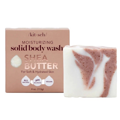 Kitsch Shea Butter Moisturizing Solid Body Wash Bar 113g