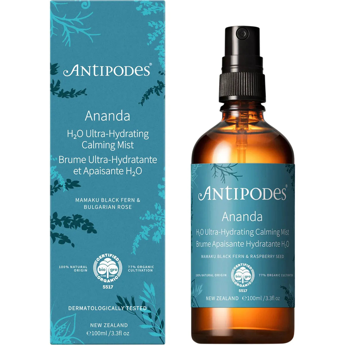 Antipodes Ananda H2O Ultra-Hydrating Calming Mist  100ml