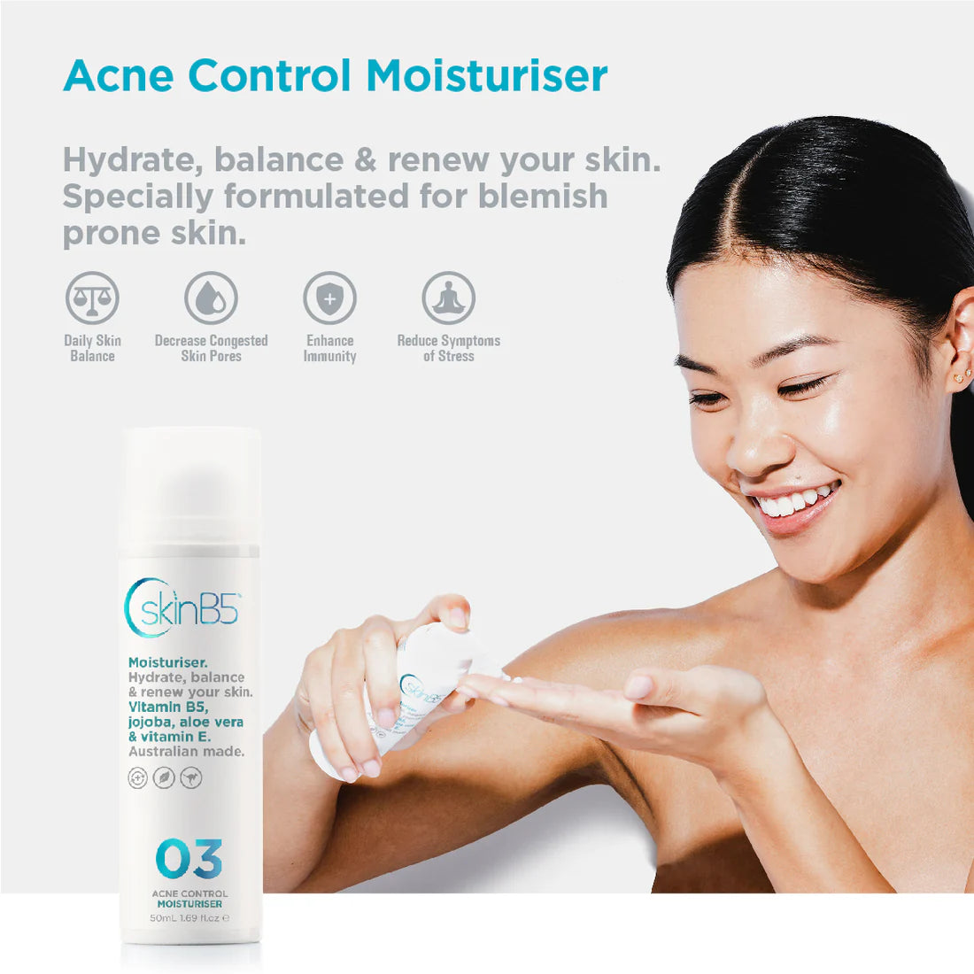 SkinB5 Acne Control Moisturiser 50ml