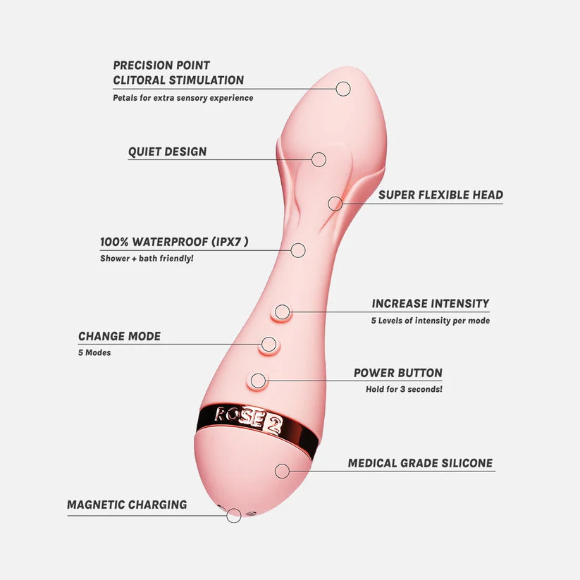 VUSH Rose 2 Precision Point Vibrator