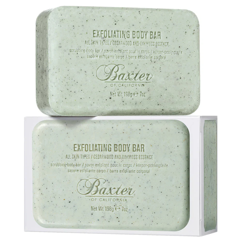 Baxter Of California Exfoliating Body Bar Cedarwood & Oakmoss 198g