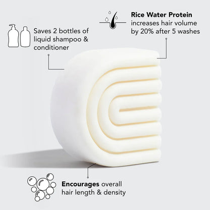Kitsch Rice Water Protein Strengthening Conditioner Bar 77g