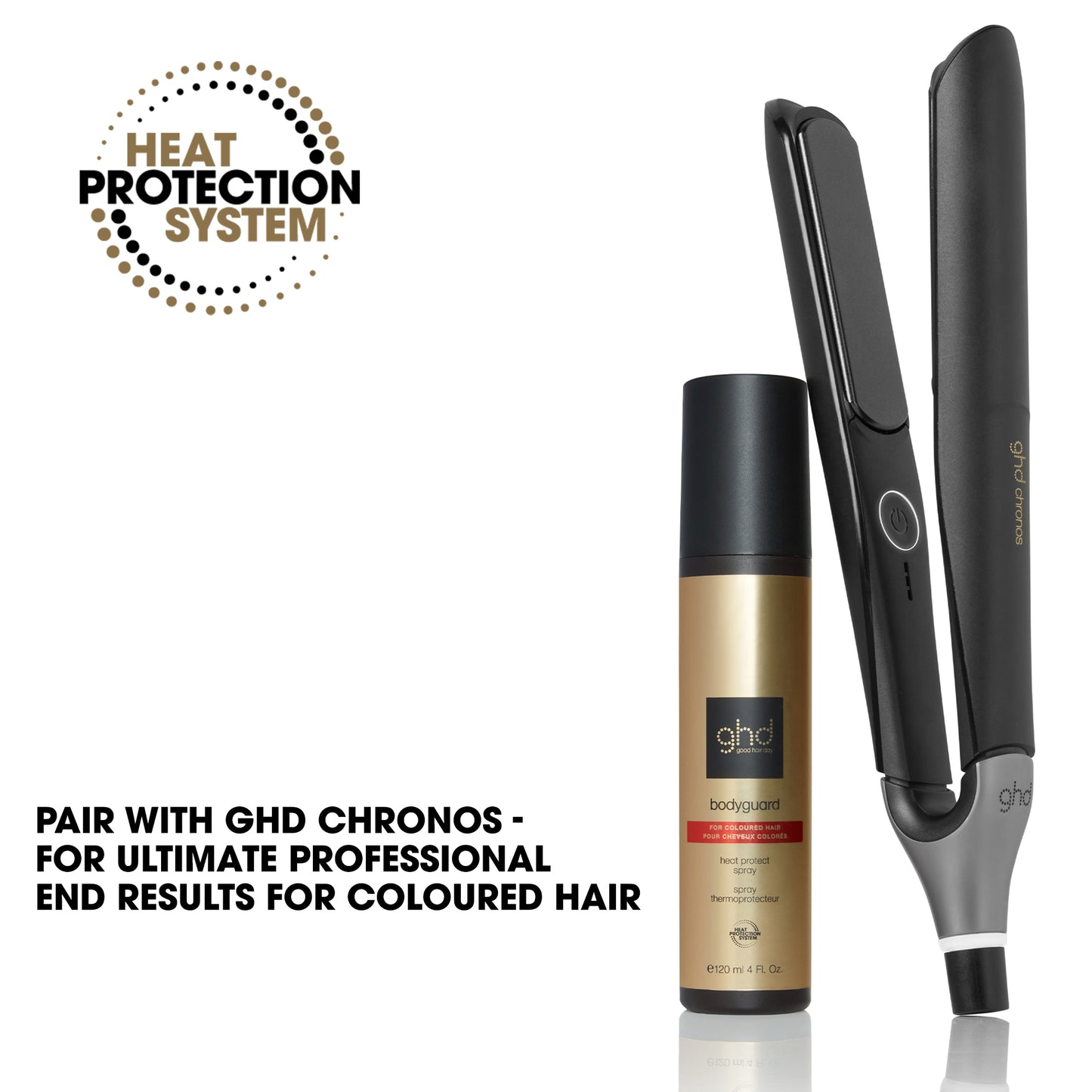 ghd Bodyguard - Heat Protect Spray For Coloured Hair 120ml