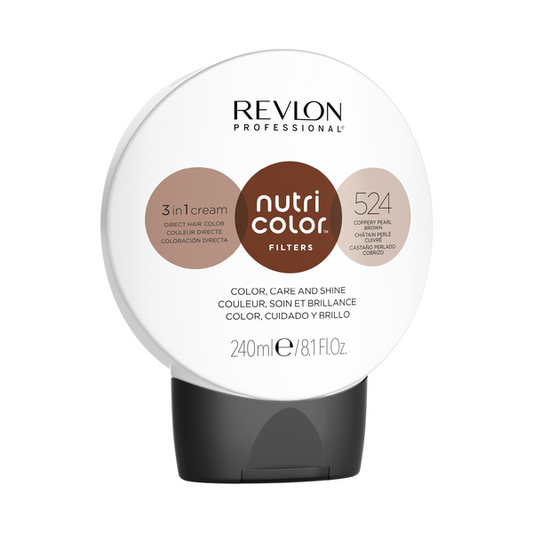 Revlon Professional Nutri Color Filter - 524 Coppery Pearl Brown 240ml