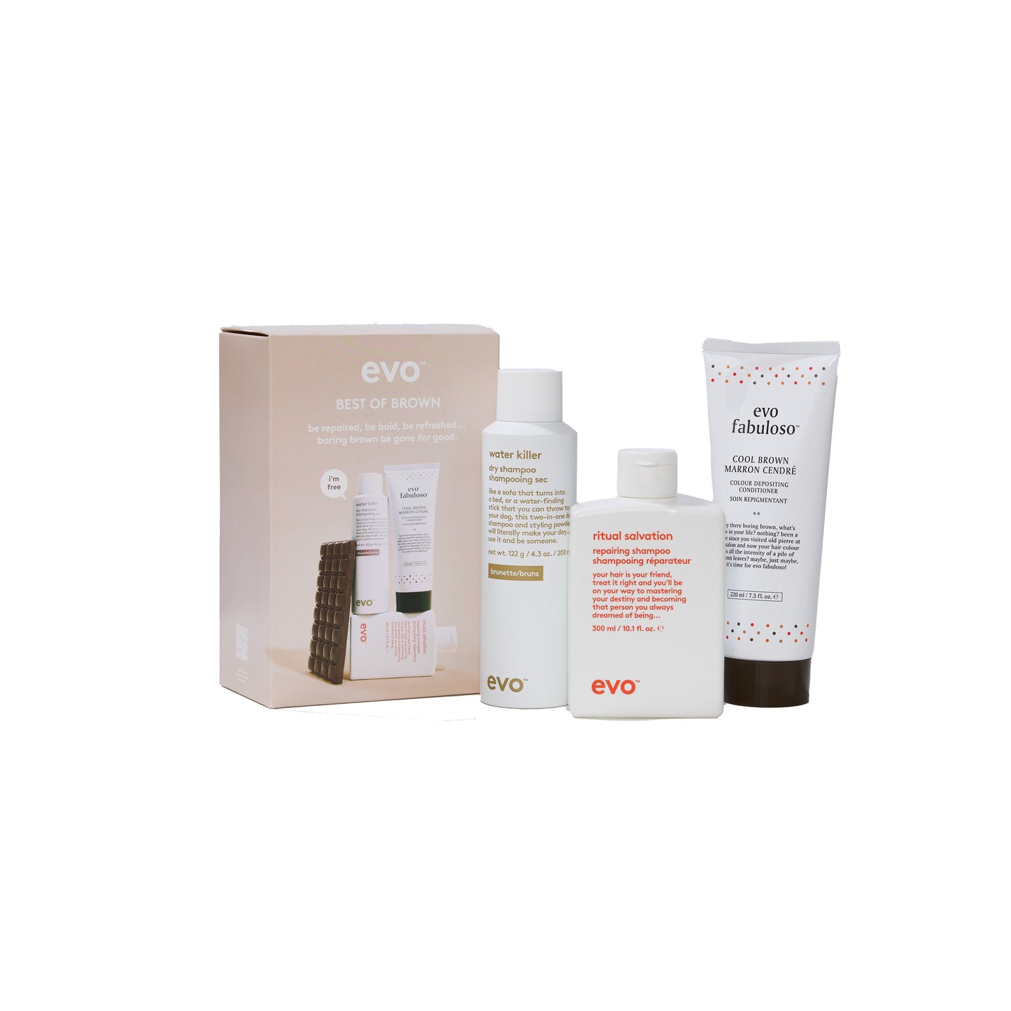 evo fabuloso best of brown trio pack