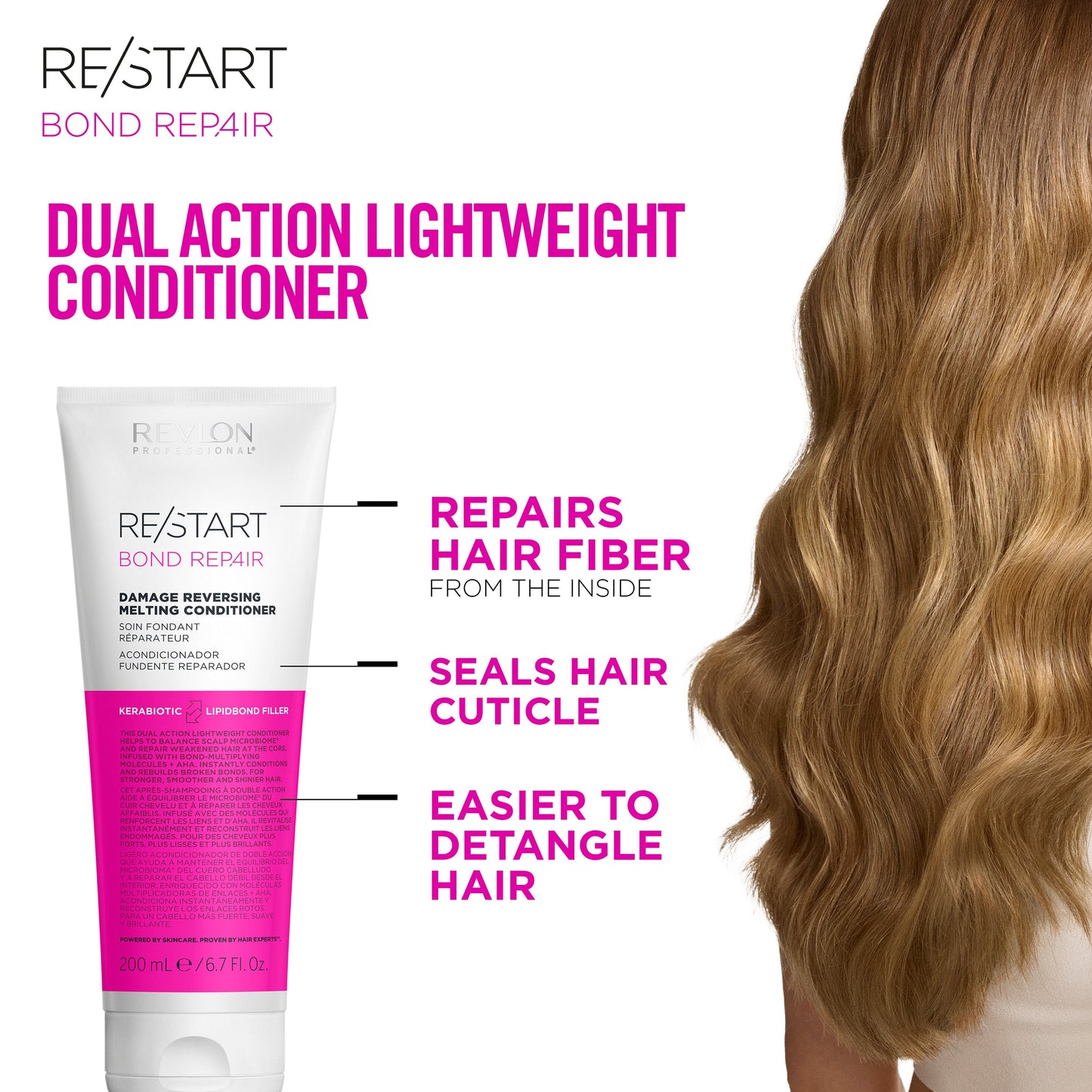 Revlon Professional Re/Start Bond Repair Damage Reversing Melting Conditioner 200ml